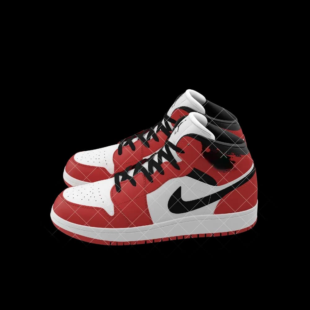 Nike Air Jordan 1 Red And Black - 2